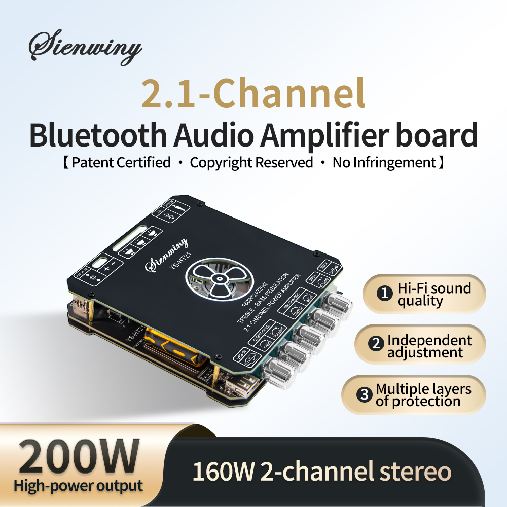 Home Cinema Bluetooth 5.1 - Papan Penguat Audio Bluetooth 5.1 YS-HT21