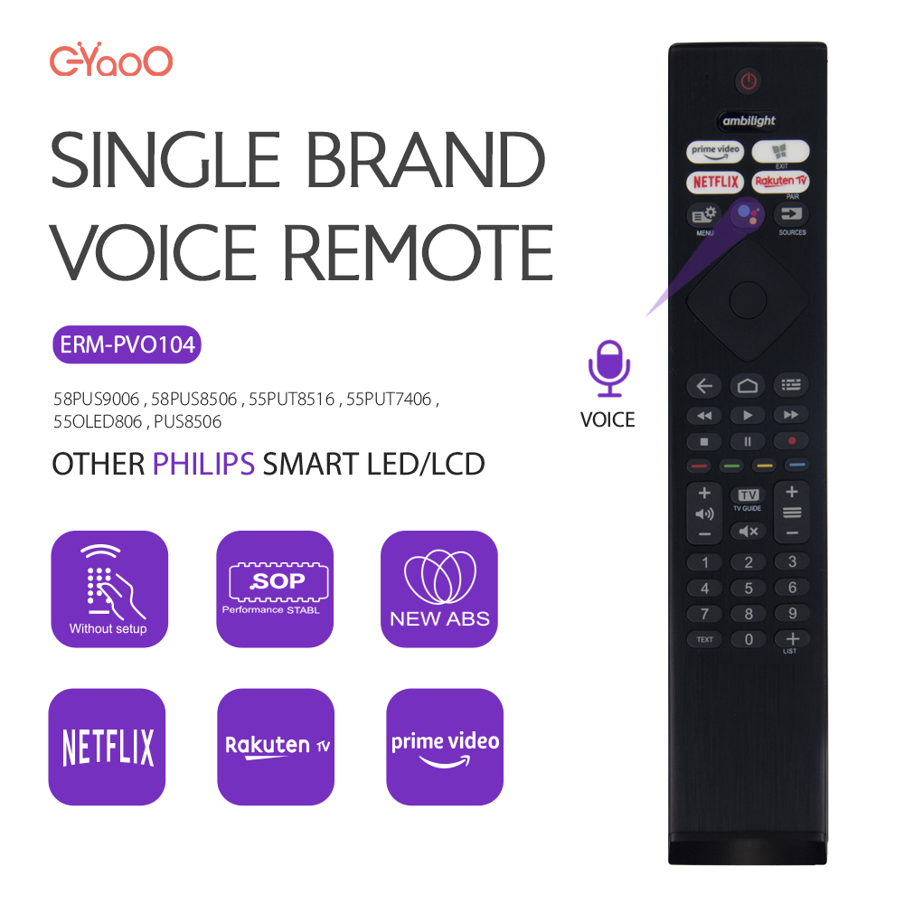 Home Cinema Philips - Remote Control TV Suara 58PUS8506/12 Android
