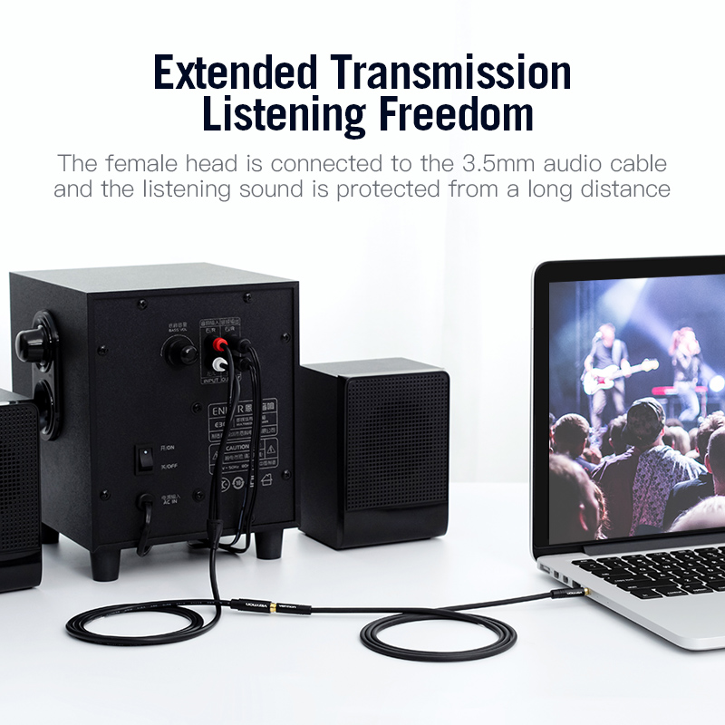 Vention Jack 3.5Mm Kabel Adapt - Home Cinema Beamer ulasan dan harga