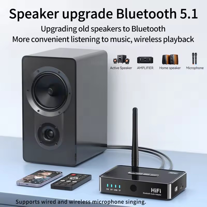 Penerima Bluetooth NFC 6.5mm B - Home Cinema Bluetooth 5.1 ulasan dan harga