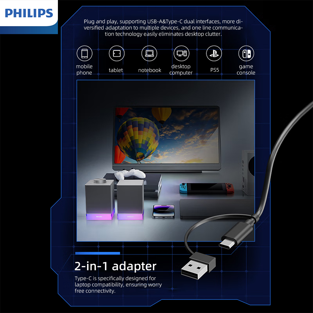 Philips SPA4209 Speaker Blueto - Home Cinema Philips ulasan dan harga