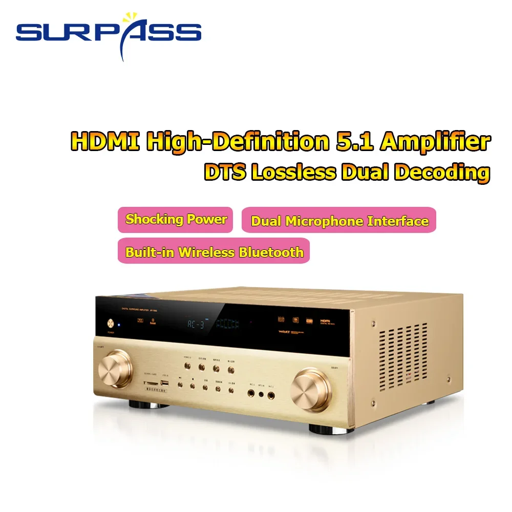 Amplifier Audio teater Rumah,  - Home Cinema Bluetooth 5.1 ulasan dan harga
