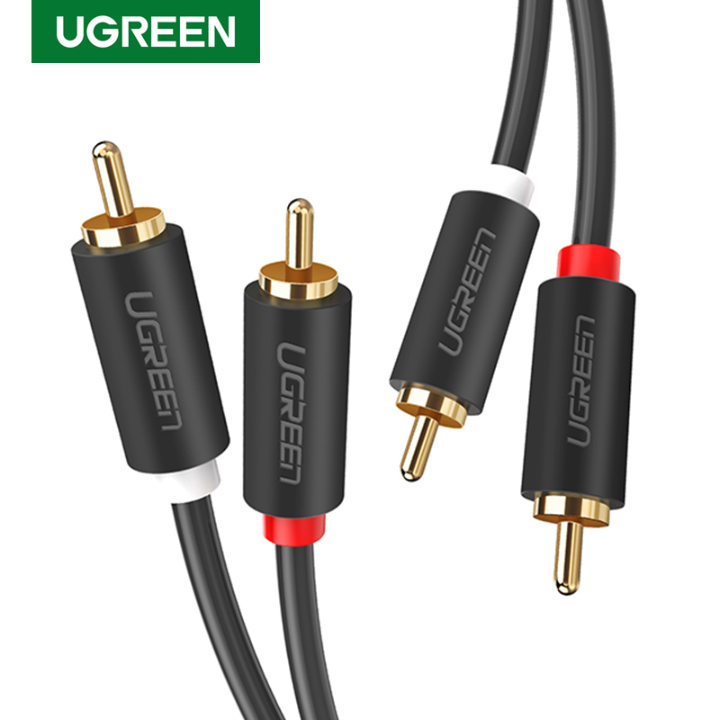 UGREEN 2RCA Ke 2 RCA Kabel Aud - Home Cinema Beamer ulasan dan harga