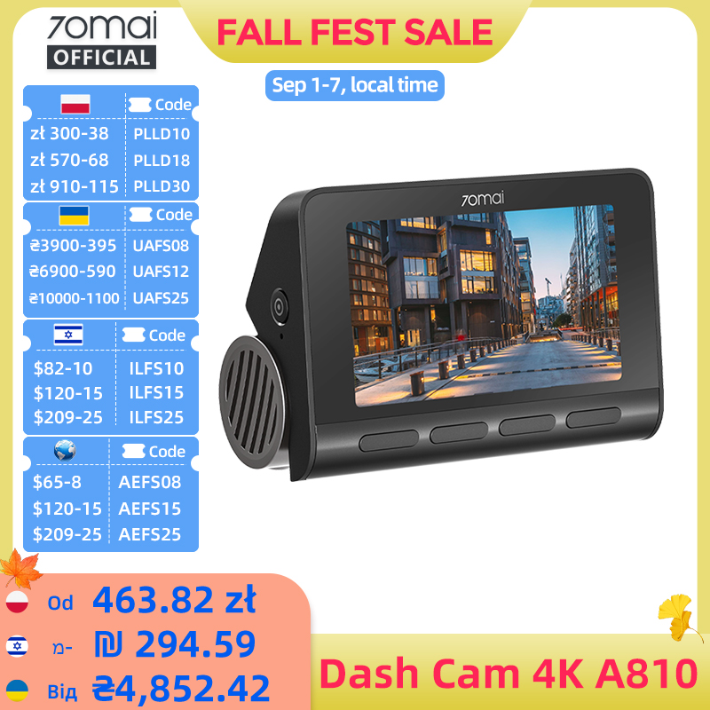 70mai 4K Dash Cam A810 HDR GPS - Home Cinema Blu Ray Sony ulasan dan harga