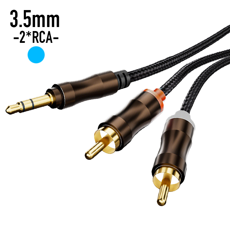 Kabel Audio RCA Ke Jack 3.5mm  - Home Cinema Beamer ulasan dan harga